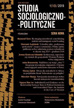 Studia Socjologiczno-Polityczne 1(10)/2019 – ebook