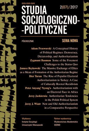 Studia Socjologiczno-Polityczne 2(07)/2017 – ebook