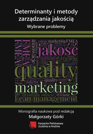 Determinanty i metody zarządzania jakością. Wybrane problemy – ebook