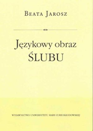 Językowy obraz ślubu – ebook