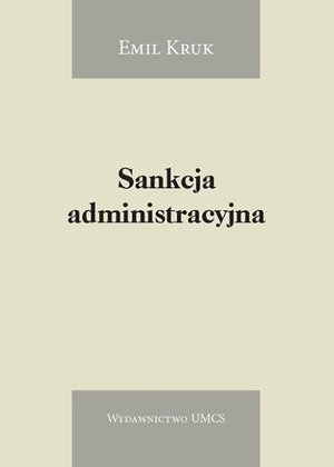 Sankcja administracyjna – ebook