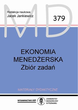 Ekonomia: Ekonomia menedżerska. Zbiór zadań – ebook