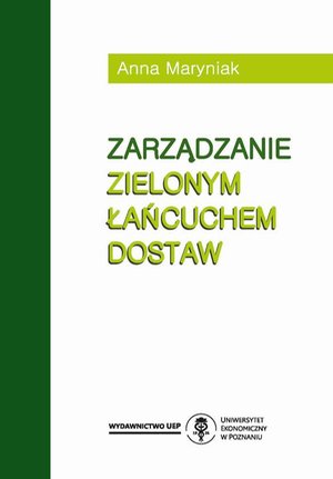 Zarządzanie zielonym łańcuchem dostaw – ebook
