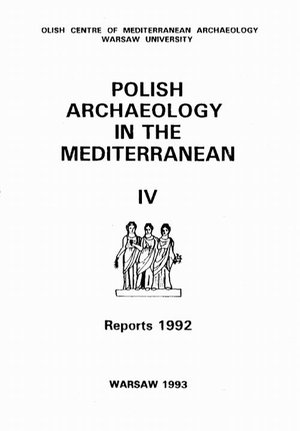 Polish Archaeology in the Mediterranean 4: Reports 1992 – ebook