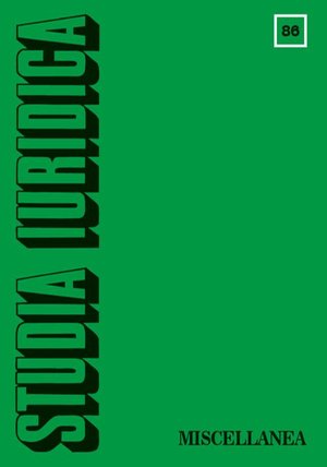 Studia Iuridica, nr 86: Miscellanea – ebook