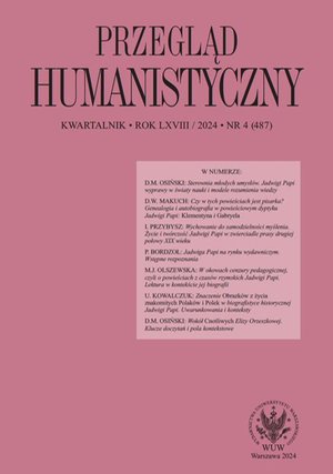 Przegląd Humanistyczny 2024/4 (487) – ebook