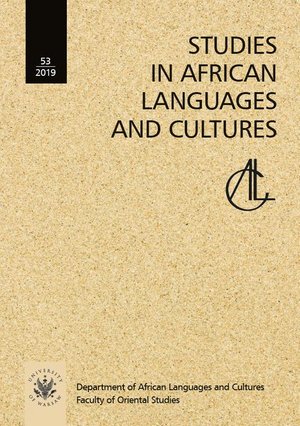 Studies in African Languages and Cultures. Volumen 53 (2019) – ebook