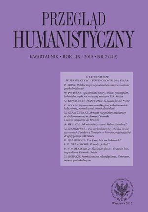 Przegląd Humanistyczny 2015/2 (449) – ebook