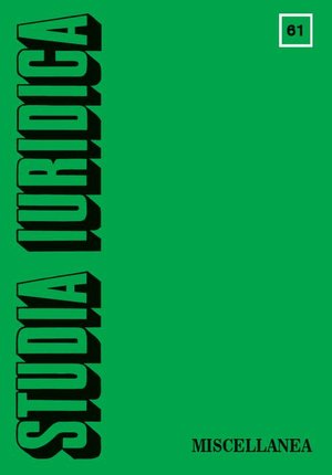Studia Iuridica, nr 61: Miscellanea – ebook