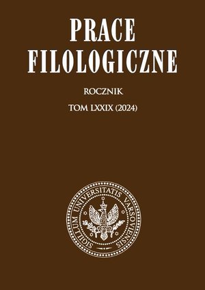 Prace Filologiczne LXXIX – ebook