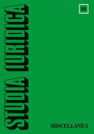 Studia Iuridica, nr 95: Miscellanea – ebook