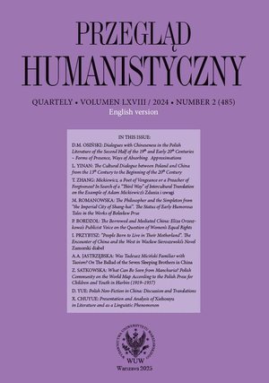 Przegląd Humanistyczny 2024/2 (485). English version – ebook
