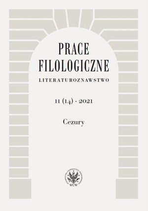 Prace Filologiczne. Literaturoznawstwo 11(14) 2021: Cezury – ebook