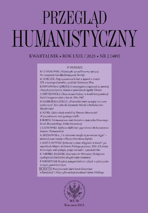 Literaturoznawstwo, językoznawstwo: Przegląd Humanistyczny 2025/2 (489) – ebook
