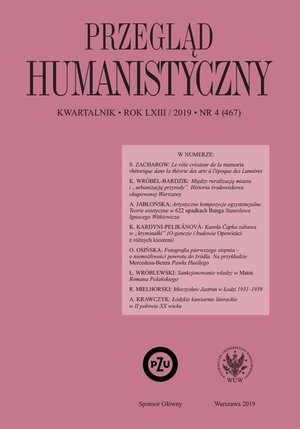 Przegląd Humanistyczny 2019/4 (467) – ebook