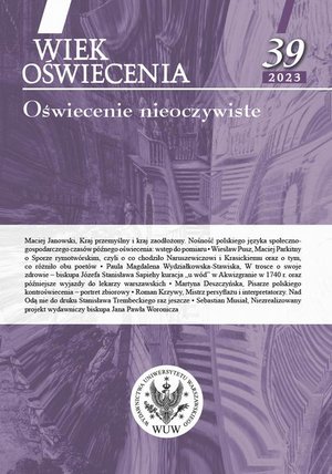 Wiek Oświecenia 39/2023: Oświecenie nieoczywiste – ebook