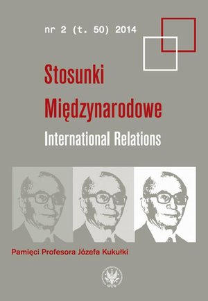 Stosunki międzynarodowe. International Relations 2014/2 (50) – ebook