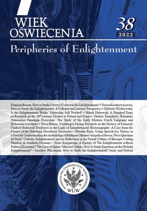 Wiek Oświecenia 38/2022: Peripheries of Enlightenment – ebook