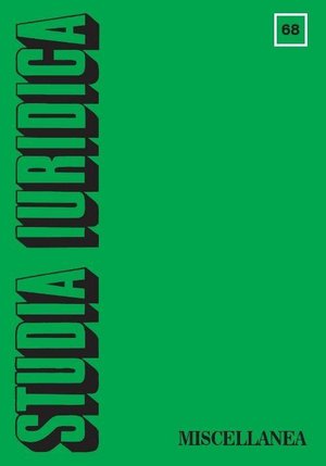 Studia Iuridica, nr 68: Miscellanea – ebook