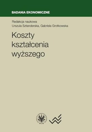 Koszty kształcenia wyższego – ebook