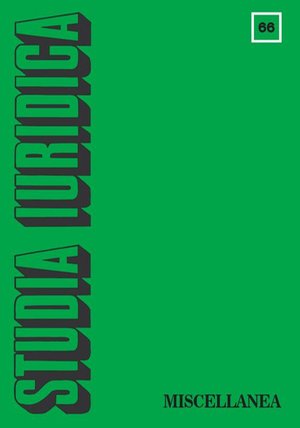 Studia Iuridica, nr 66: Miscellanea – ebook