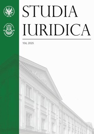 Prawo: Studia Iuridica, nr 106 – ebook