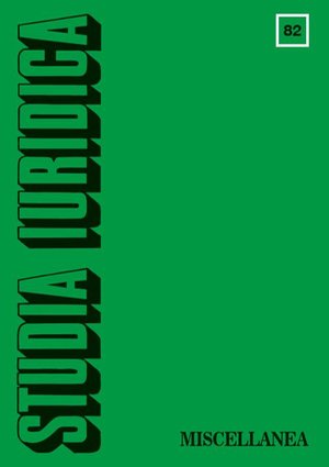 Studia Iuridica, nr 82: Miscellanea – ebook
