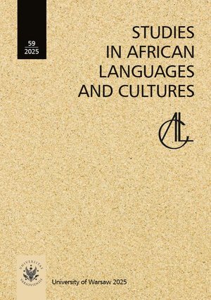 Sztuka: Studies in African Languages and Cultures. Volume 59/2025 – ebook