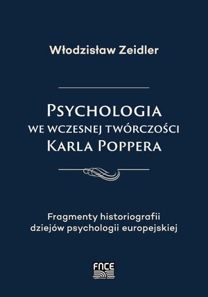 Psychologia we wczesnej twórczości Karla Poppera – ebook