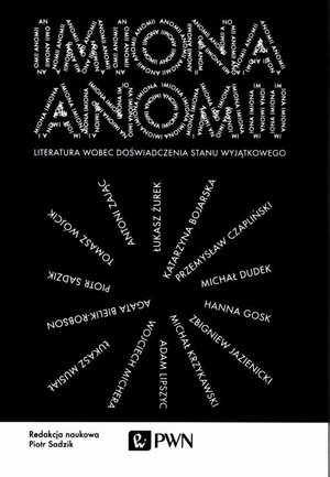 Imiona anomii: Literatura wobec doświadczenia stanu wyjątkowego – ebook