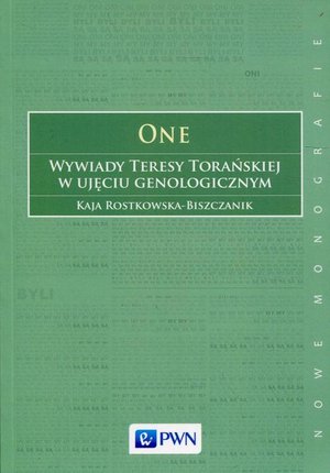 One Wywiady Teresy Torańskiej w ujęciu genologicznym – ebook