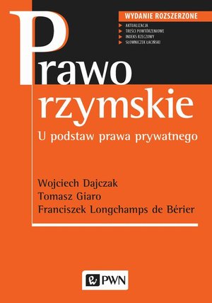Prawo rzymskie: U podstaw prawa prywatnego – ebook
