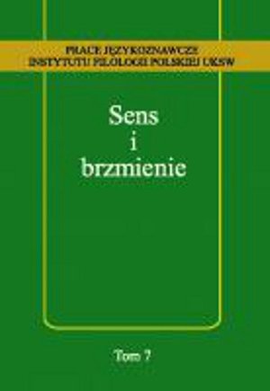 Sens i brzmienie – ebook