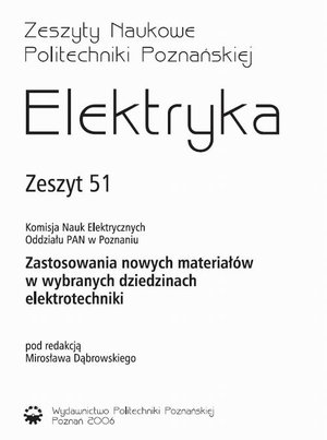 Elektryka. Zeszyty Naukowe Politechniki Poznańskiej, nr 51 – ebook