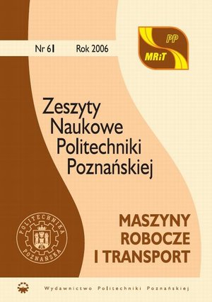 Maszyny Robocze i Transport 61/2006 – ebook