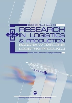 Research in Logistics & Production - Badania w dziedzinie logistyki i produkcji, Vol. 3, No. 2, 2013 – ebook