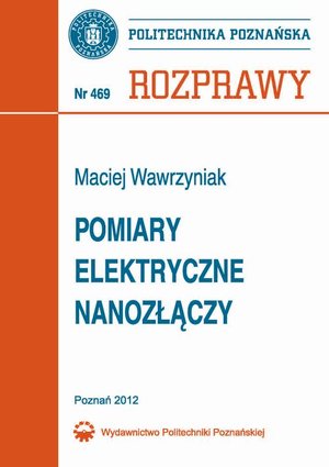 Pomiary elektryczne nanozłączy – ebook