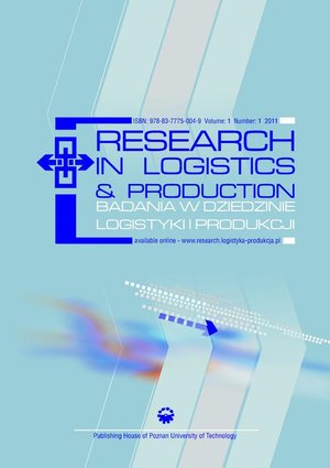 Research in Logistics & Production - Badania w dziedzinie logistyki i produkcji, Vol. 1, No. 1, 2011 – ebook