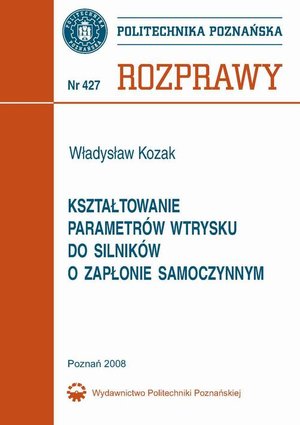 Kształtowanie parametrów wtrysku do silników o zapłonie samoczynnym – ebook