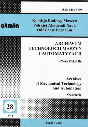 Archiwum Technologii Maszyn i Automatyzacji 28/4 – ebook