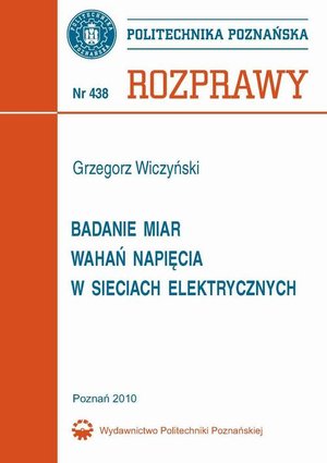 Badanie miar wahań napięcia w sieciach elektrycznych – ebook