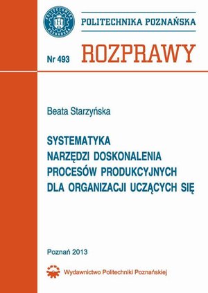 Systematyka narzędzi doskonalenia procesów produkcyjnych dla organizacji uczących się – ebook