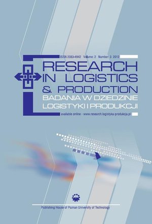 Research in Logistics & Production - Badania w dziedzinie logistyki i produkcji, Vol. 2, No. 3, 2012 – ebook