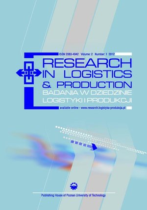 Research in Logistics & Production - Badania w dziedzinie logistyki i produkcji, Vol. 2, No. 1, 2012 – ebook