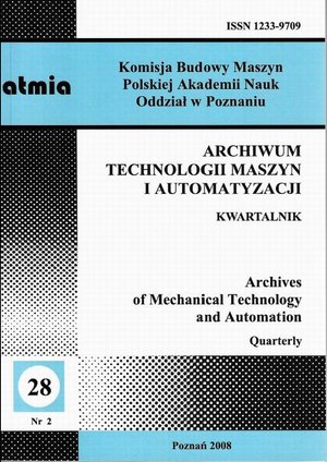 Archiwum Technologii Maszyn i Automatyzacji 28/2 – ebook
