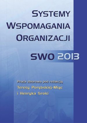 Systemy wspomagania organizacji SWO 2013 – ebook