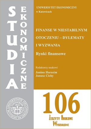 Studia Ekonomiczne. Finanse w niestabilnym otoczeniu - dylematy i wyzwania. Rynki finansowe. SE 106 – ebook