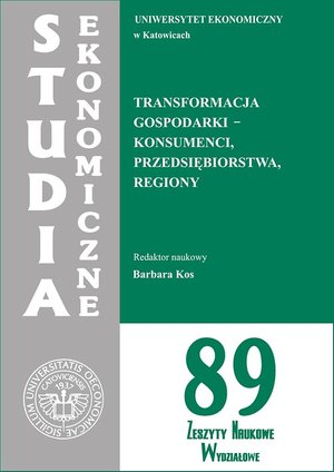 Transformacja gospodarki - konsumenci, przedsiębiorstwa, regiony. SE 89 – ebook