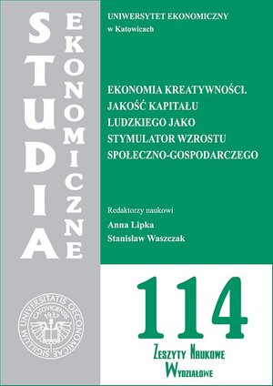 Studia Ekonomiczne. Ekonomia kreatywności. Jakość kapitału ludzkiego jako stymulator wzrostu społeczno-gospodarczego. SE 114 – ebook