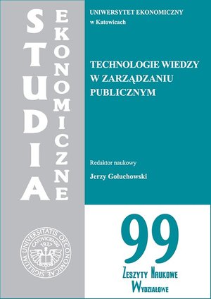 Technologie wiedzy w zarządzaniu publicznym. SE 99 – ebook